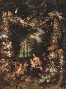 BRUEGHEL, Jan the Elder The Holy Family (mk08) USA oil painting reproduction